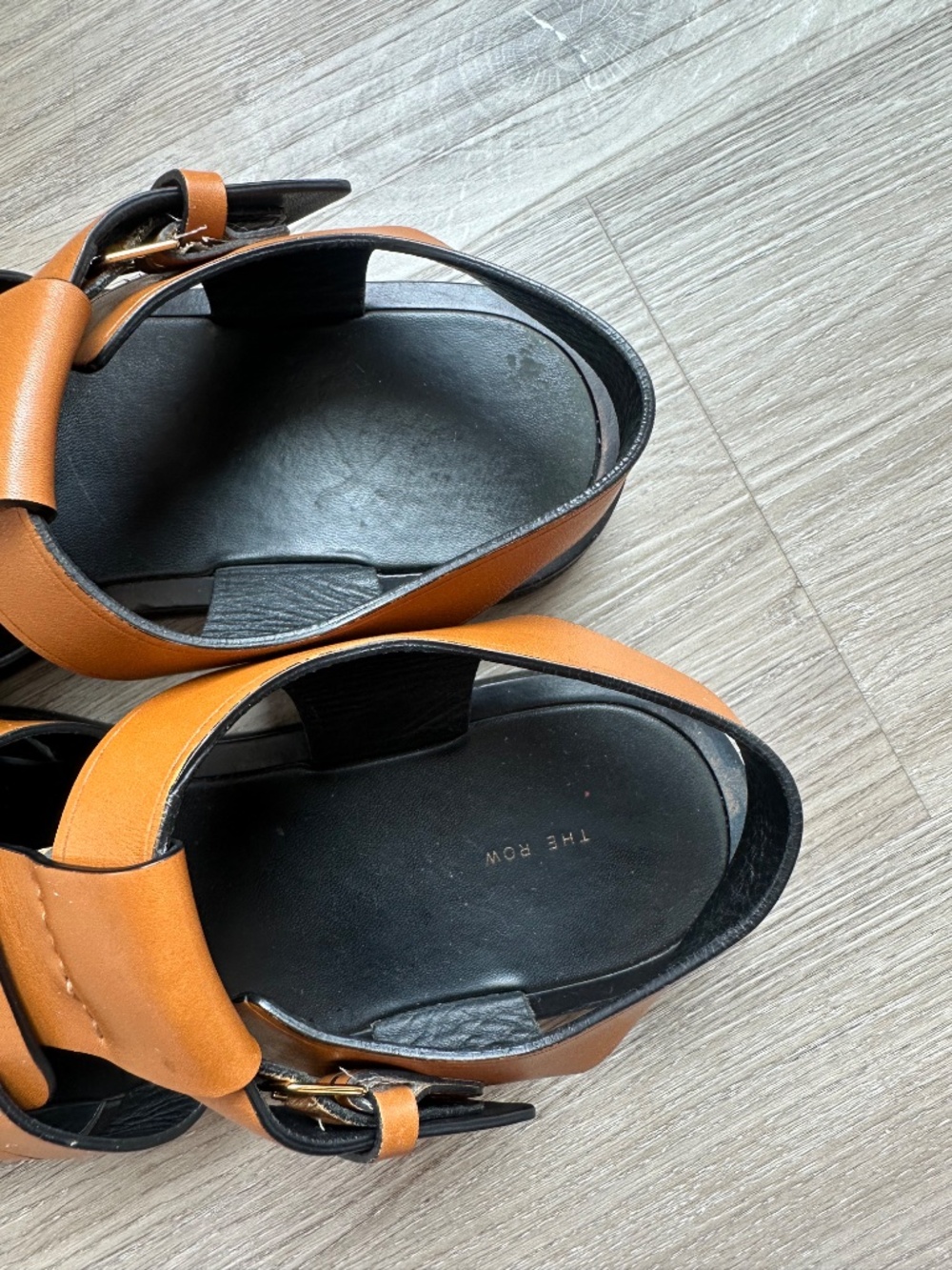 The Row Gaia 2 fisherman sandals brown and black IT 37.5 - Picture 7 of 11